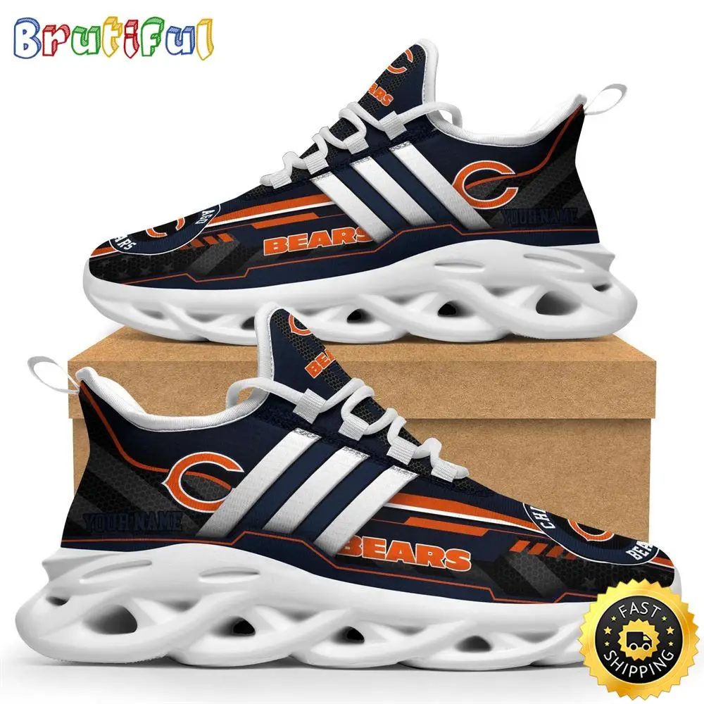 Personalized NFL Chicago Bears Sneaker Max Soul Shoes The Perfect sports Gift For Fans