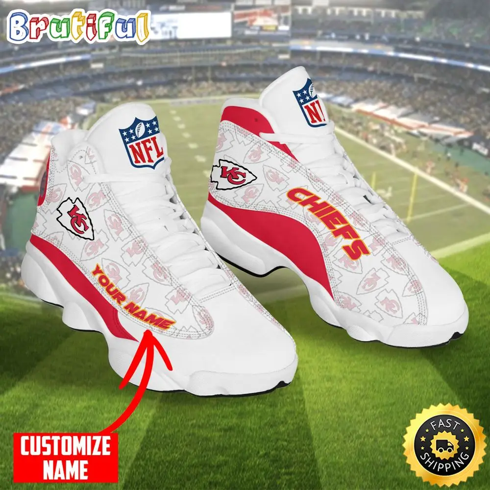 Personalized Nfl Kansas City Chiefs Air Jordan 13 Shoes