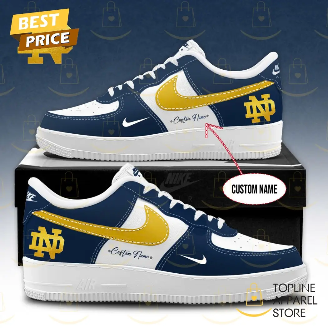 Personalized Notre Dame Fighting Irish Football Champions Air Force 1