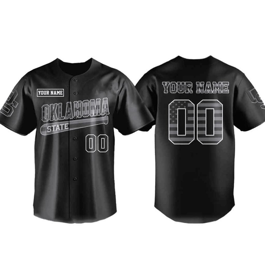 Personalized Oklahoma State Cowboys A Salute To Service Baseball Jersey Cowboys Merch