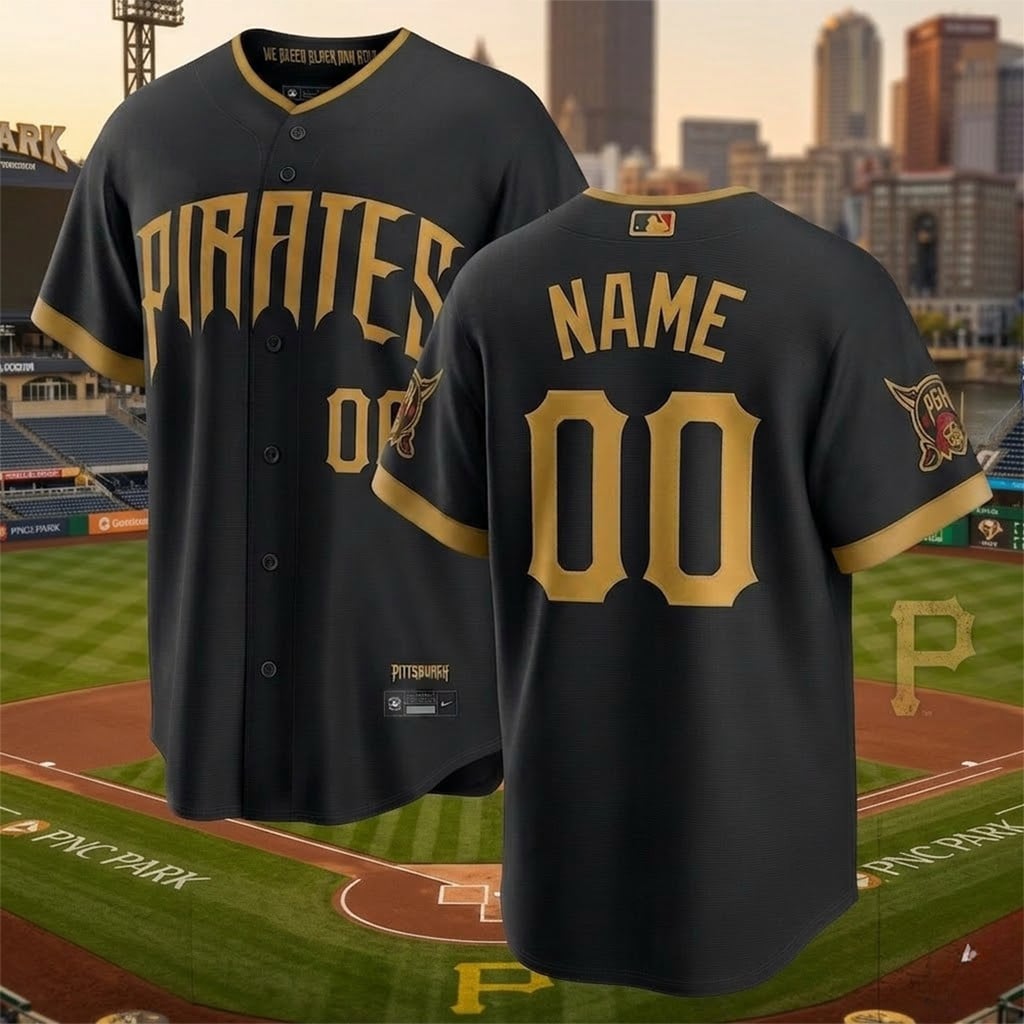 Personalized Pittsburgh Pirates 2026 City Connect Stadium Jersey Pirates Merch Fan Gift