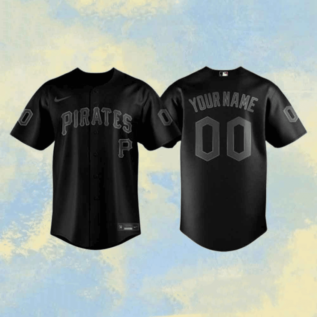 Personalized Pittsburgh Pirates Blackout Night Baseball Jersey Pirates Merch Fans Gifts