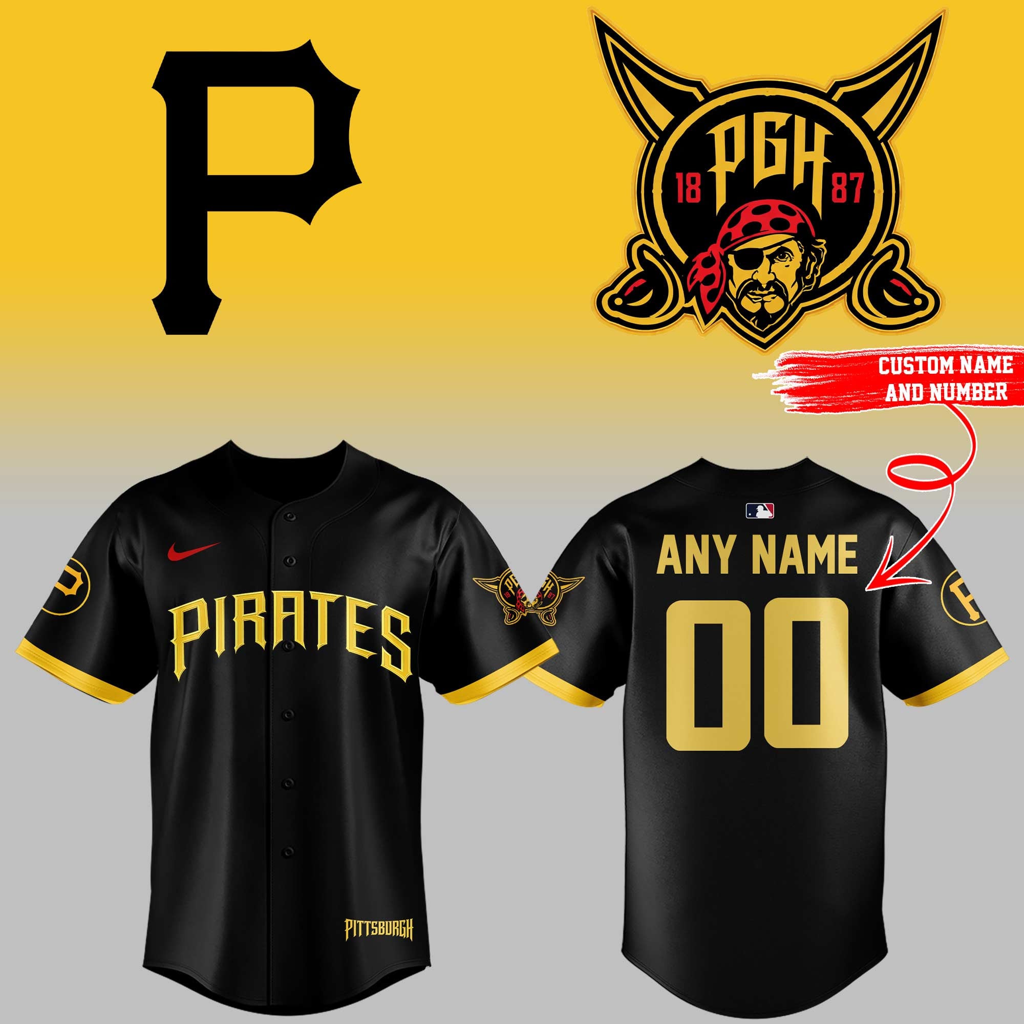 Personalized Pittsburgh Pirates X City Connect Jersey 2026 Pirates Merch Gifts For Baseball Fan