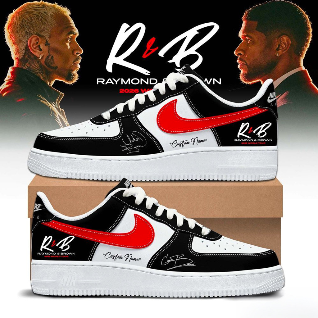 Personalized Raymond And Brown 2026 World Tour AF1 Shoes R&B Tour Merch Gifts For Music Lovers Personalized Raymond And Brown 2026 World Tour AF1 Shoes R&B Tour Merch Gifts For Music Lovers - Image 1