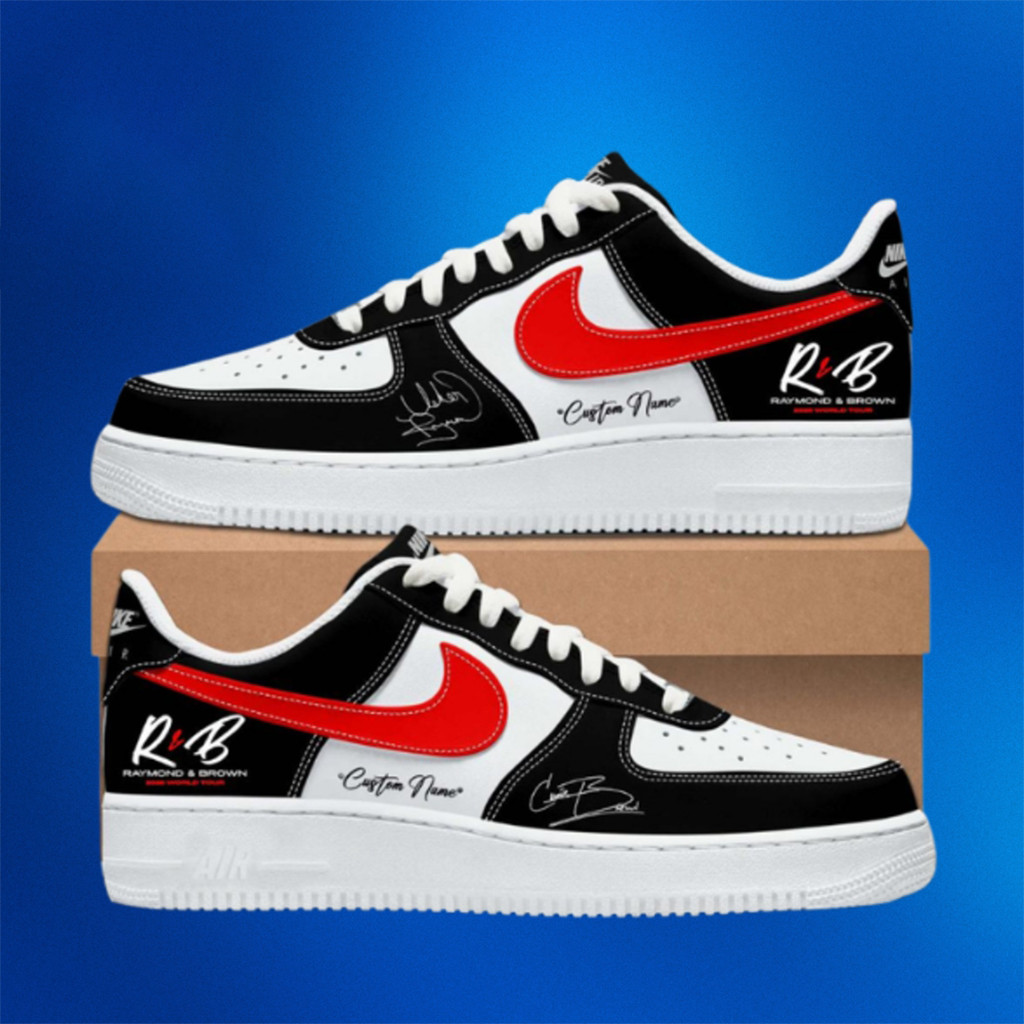 Personalized Raymond And Brown The R&B Tour 2026 AF1 Shoes Fan Merch Gifts For Him Her
