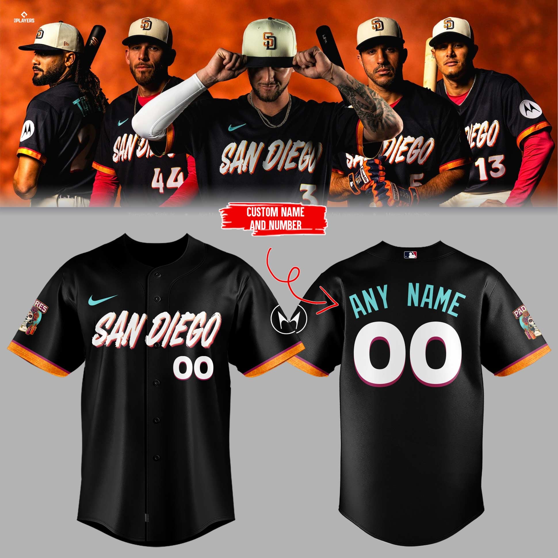 Personalized San Diego Padres 2026 City Connect Jersey Padres Merch Presents For Baseball Lover