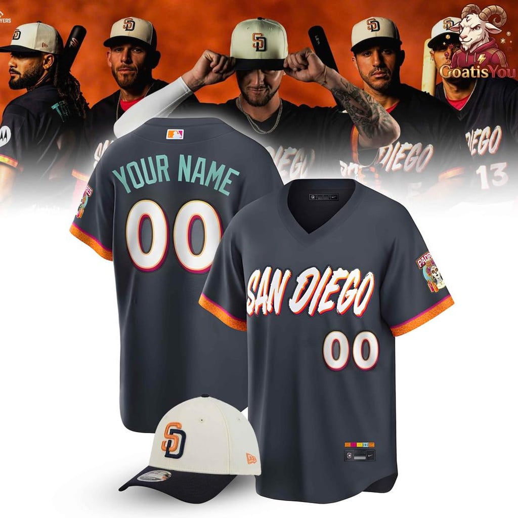 Personalized San Diego Padres 2026 City Connect Stadium Jersey Padres Merch Cool Baseball Gifts