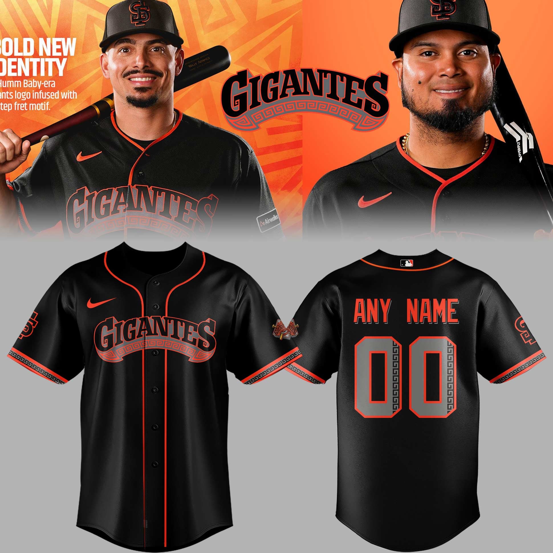 Personalized San Francisco Giants 2026 Gigantes Jersey SF Giants Merch Football Fan Gift Ideas
