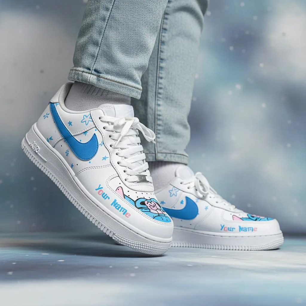 Personalized Stitch Air Force 1 Shoes Sneakers Stitch And Lilo Merch Cute Gift For BFF