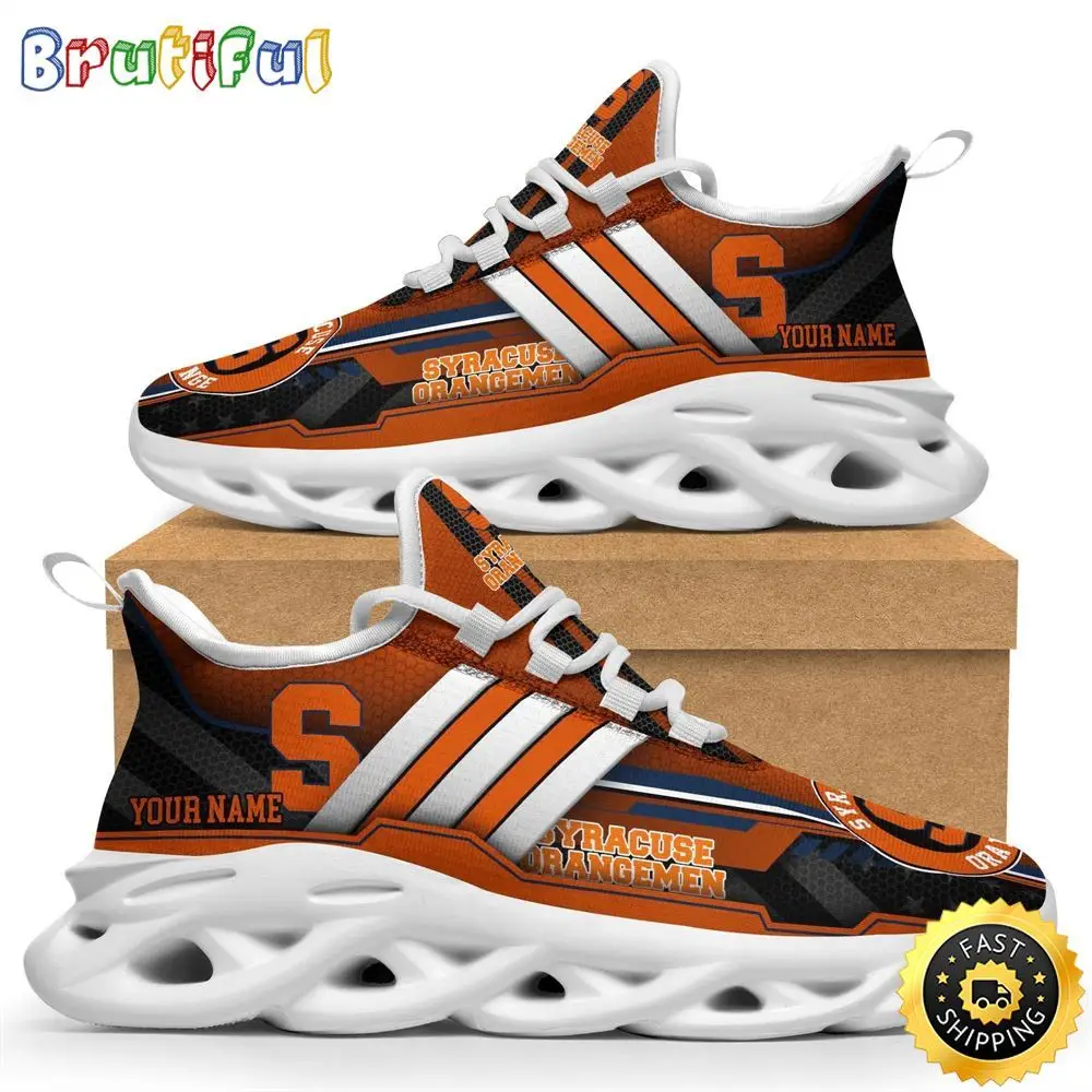 Personalized Syracuse Orange Max Soul Shoes Sneakers Elevate Your Every Step
