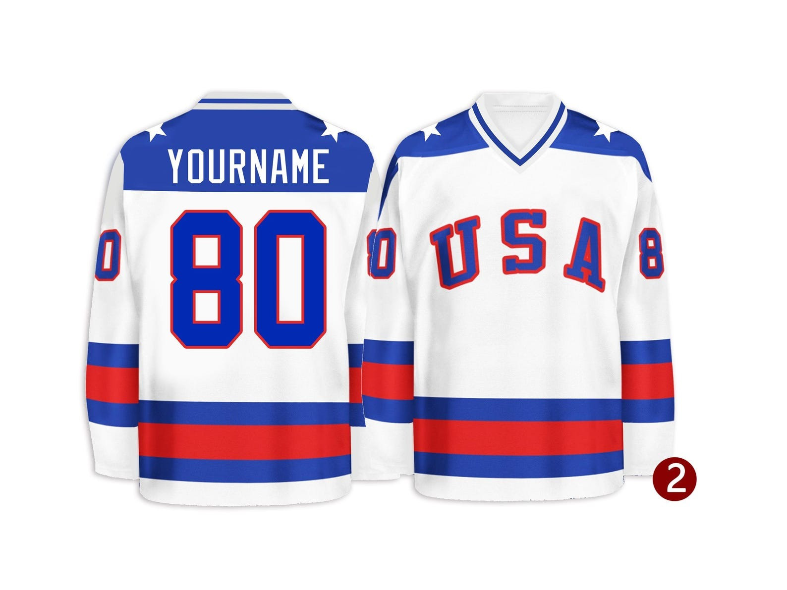 Personalized Team USA 2026 Olympics Hockey Jersey Game Day Clothing Gifts For Sports Lovers