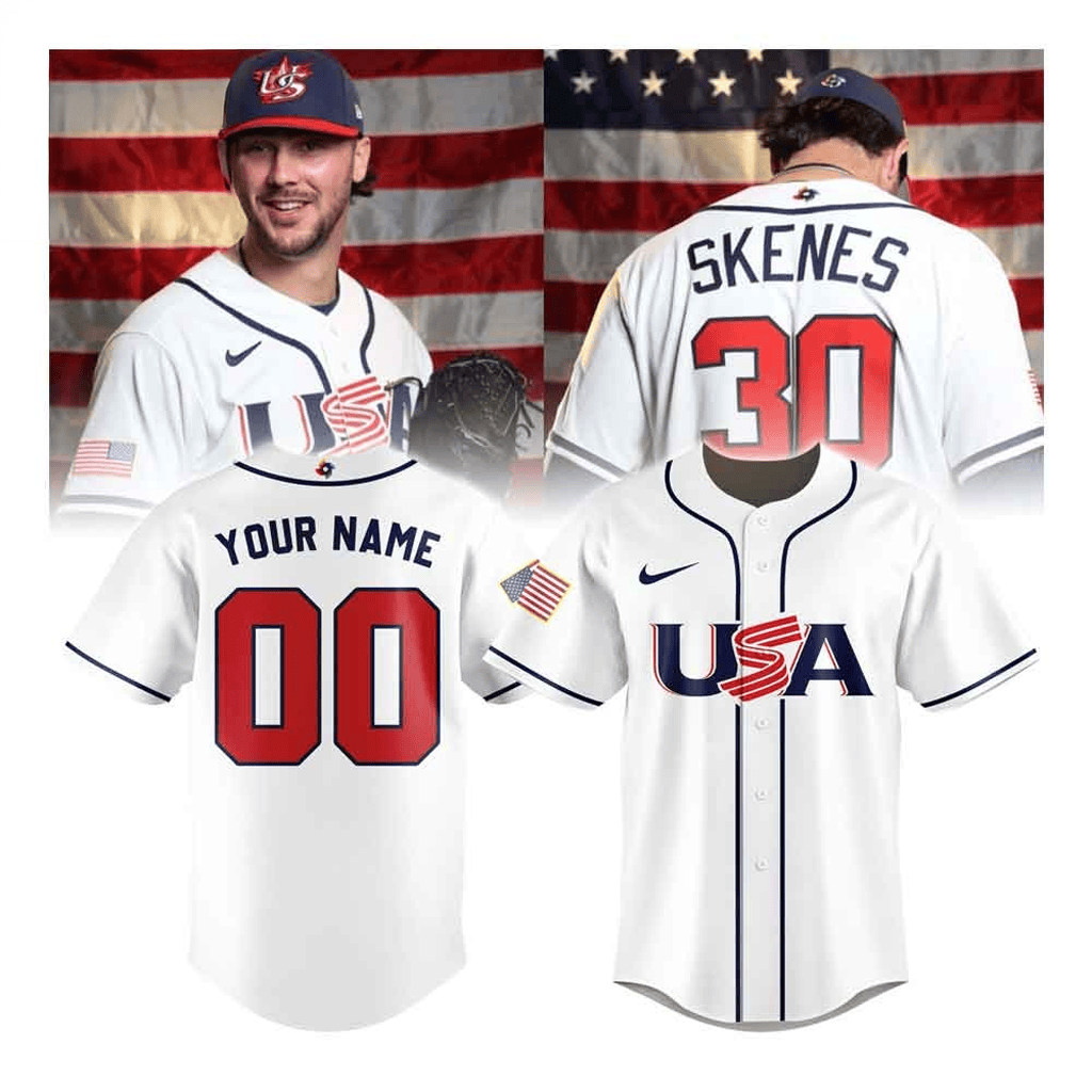 Personalized Team USA Baseball Jersey 2026 World Baseball Classic WBC Merch Fan Gifts