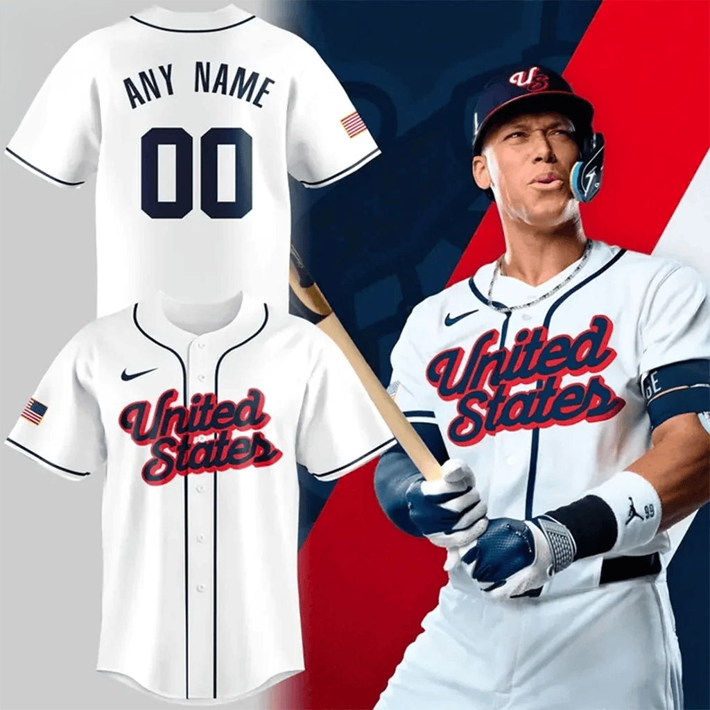 Personalized Team USA WBC 2026 Uniform Edition Baseball Jersey 2026 World Baseball Classic Shirt