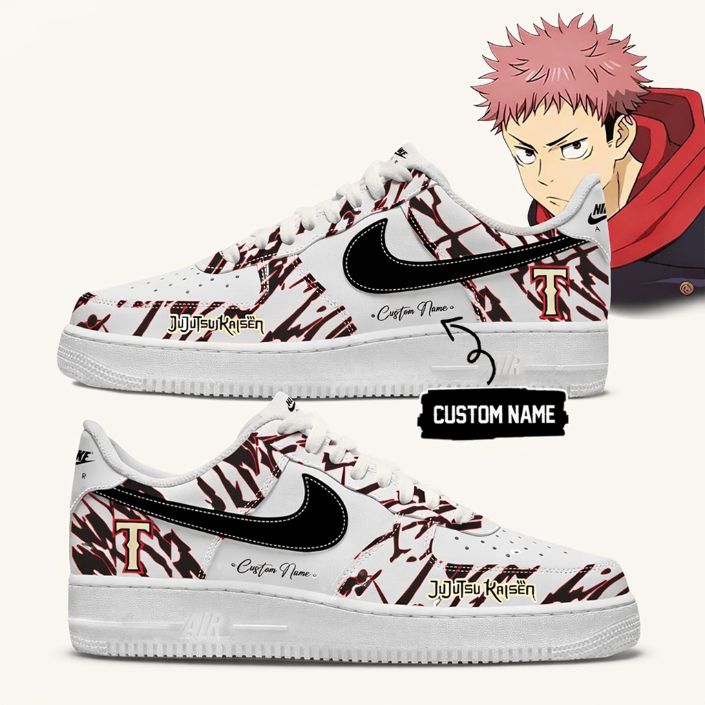 Personalized Texas Rangers Jujutsu Kaisen 2026 Air Force 1 Shoes Rangers Merch Fans Gifts Personalized Texas Rangers Jujutsu Kaisen 2026 Air Force 1 Shoes Rangers Merch Fans Gifts - Image 1