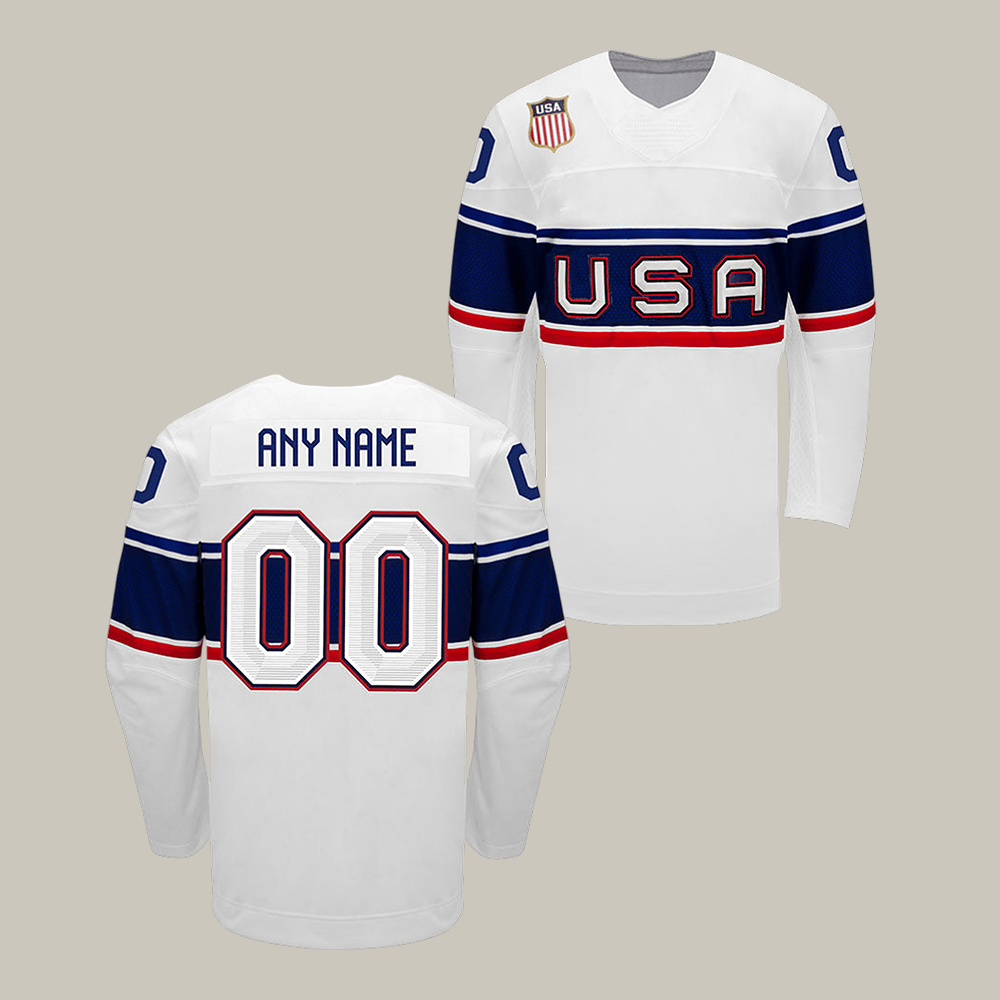 Personalized USA Hockey Team 2026 Hockey Jersey WInter Olympic Apparel Fan Gift