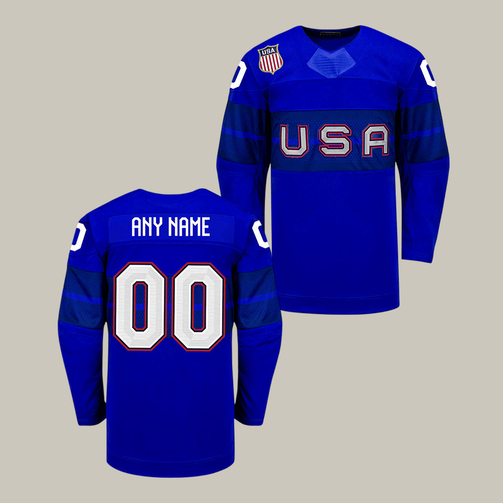 Personalized USA Hockey Team 2026 Hockey Jersey Winter Olympic Clothing Fan Gear