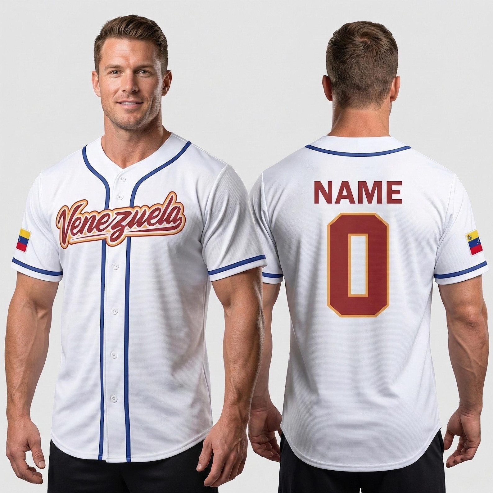 Personalized Venezuela Baseball Jersey 2026 World Baseball Classic Merch Fan Gear Gifts