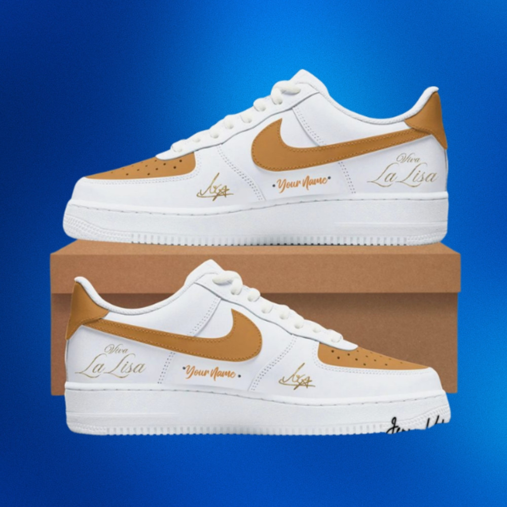 Personalized Viva La Lisa 2026 Air Force 1 Shoes Sneakers Lisa Blackpink Merch Fan Gifts