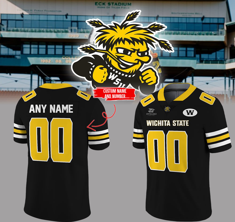 Personalized Wichita State Shockers Jersey Shockers Merch Best Gifts For Basketball Fans