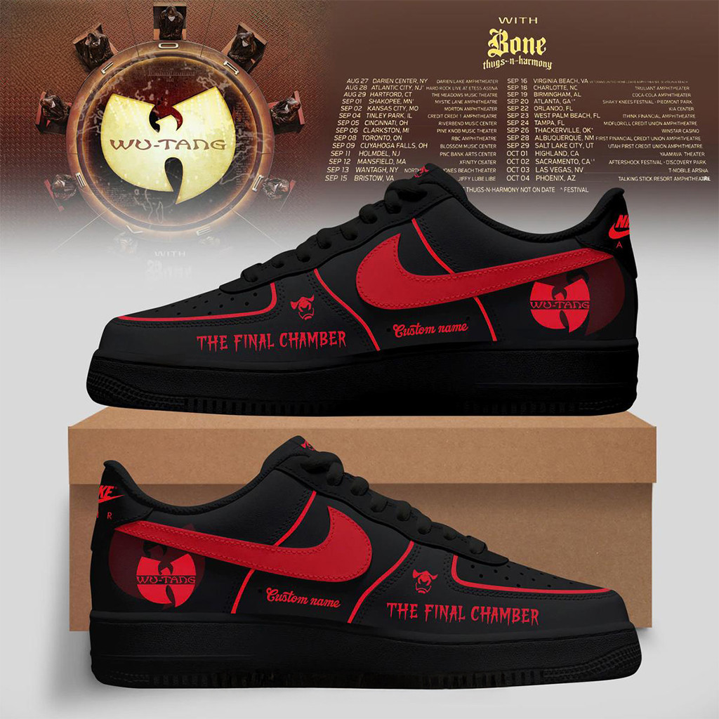 Personalized Wu Tang The Final Chamber Tour 2026 Air Force 1 Shoes Wu Tang Merch For Fan