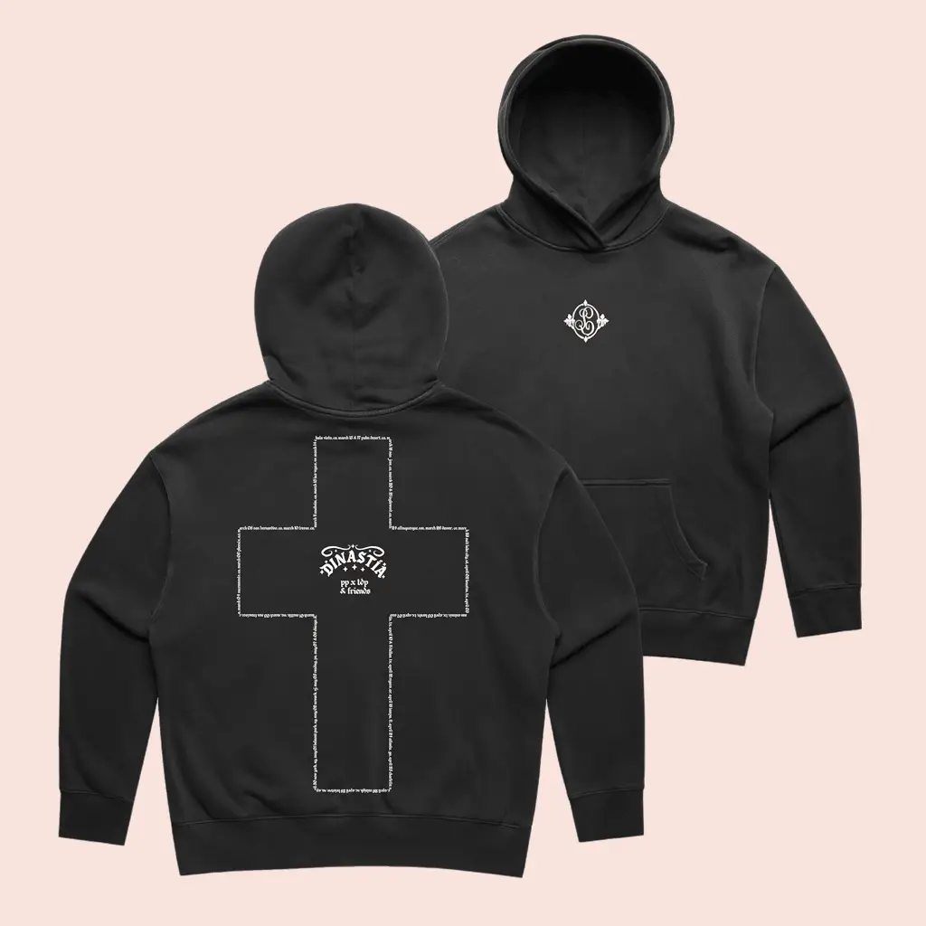 Peso Pluma Dinastía Tour Cross Dateback Hoodie Peso Pluma Hooded Sweatshirt Fan Gift