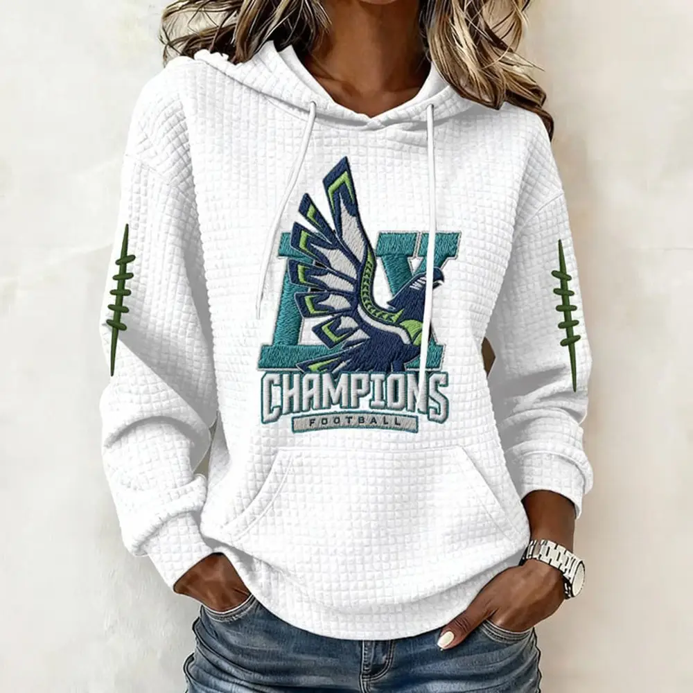 Philadelphia Eagles Champions Football Hoodie Game Day Football Merch Philadelphia Eagles Fan Gear