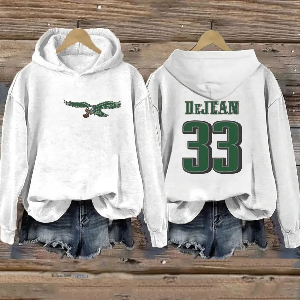 Philadelphia Eagles DeJean 33 Hoodie Game Day Apparel Philly Eagles Apparel Gifts For Fans