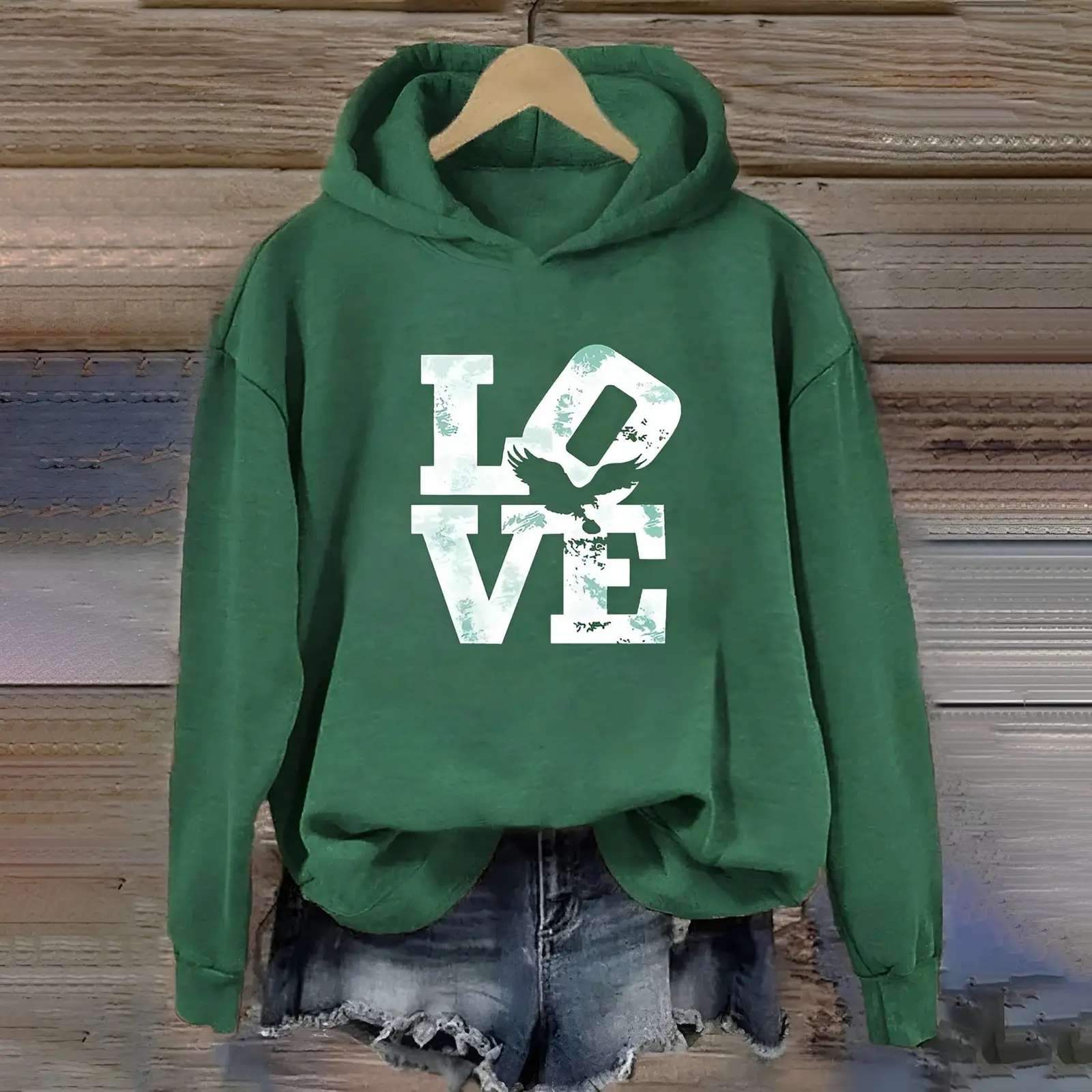 Philadelphia Eagles Football Love Hoodie Philadelphia Eagles Merch Best Gifts For Fans Philadelphia Eagles Football Love Hoodie Philadelphia Eagles Merch Best Gifts For Fans - Image 1