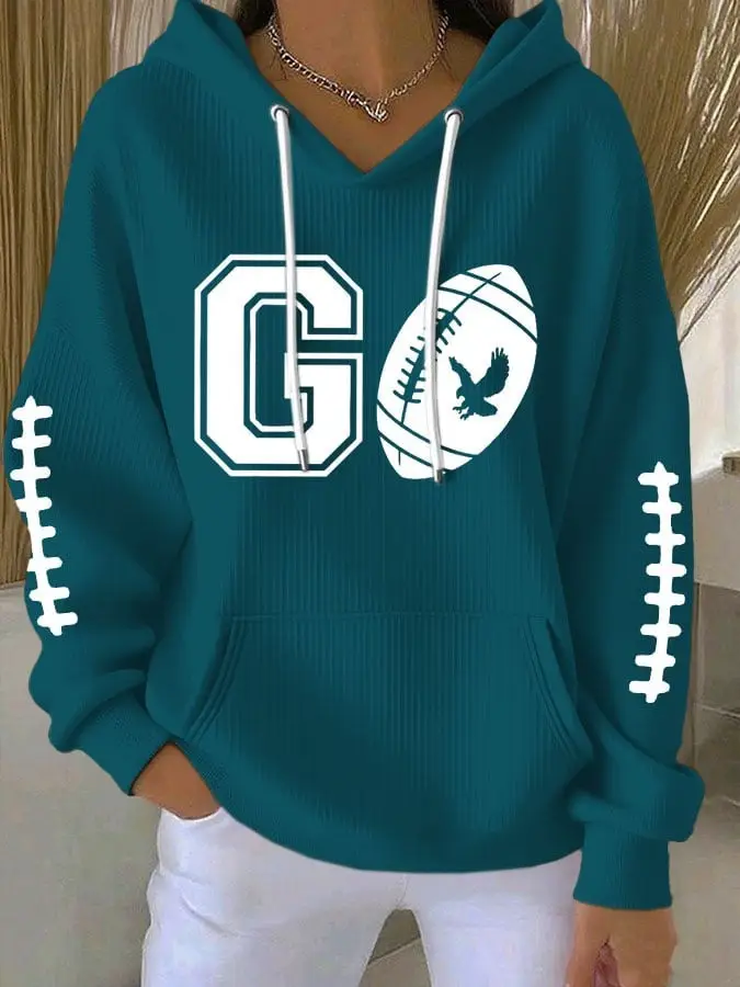 Philadelphia Eagles Hoodie Go Eagles Shirt Football Game Day Philly Themed Gifts