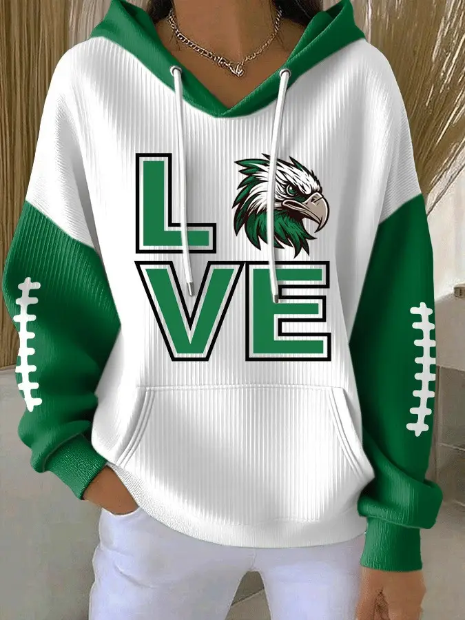 Philadelphia Eagles Hoodie Love Eagles Shirt Football Merch Christmas Gifts For Eagles Fans