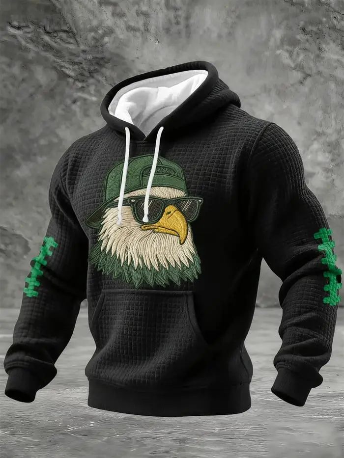 Philadelphia Eagles Hoodie Men's Football Game Day Apparel Eagles Merch Gifts For Fan