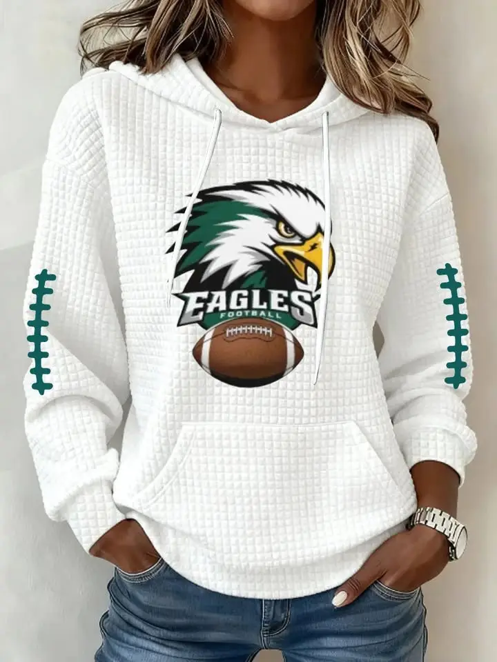 Philadelphia Eagles Hoodie Women's Gameday Clothes Merch Eagles Fan Christmas Gift