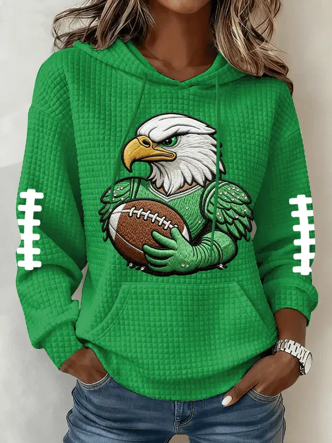 Philadelphia Eagles Merch Football Team Hoodie Eagles Football Hooded Sweatshirt Philadelphia Eagles Merch Football Team Hoodie Eagles Football Hooded Sweatshirt - Image 1