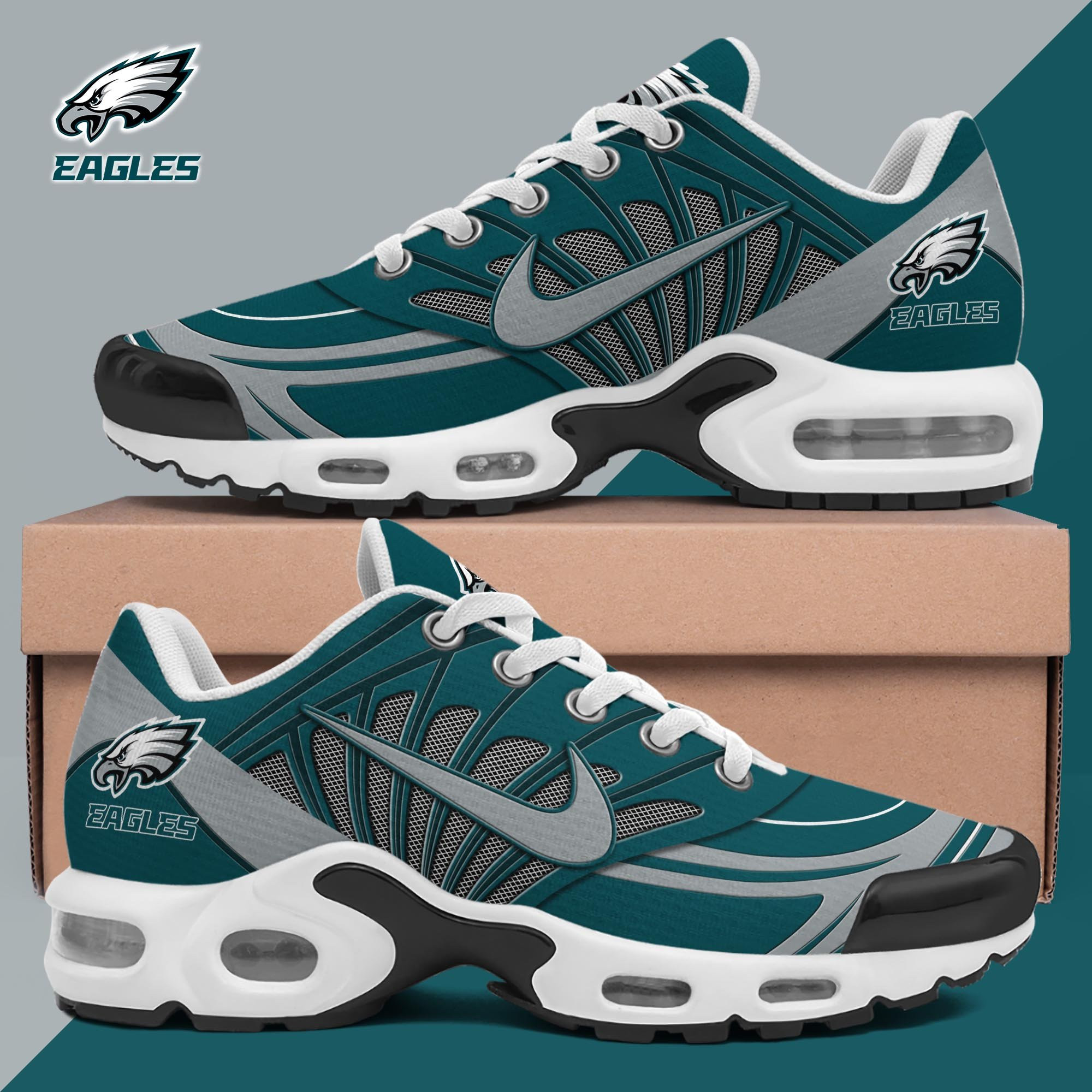 Philadelphia Eagles Shoes 2026 Version Custom Name 137