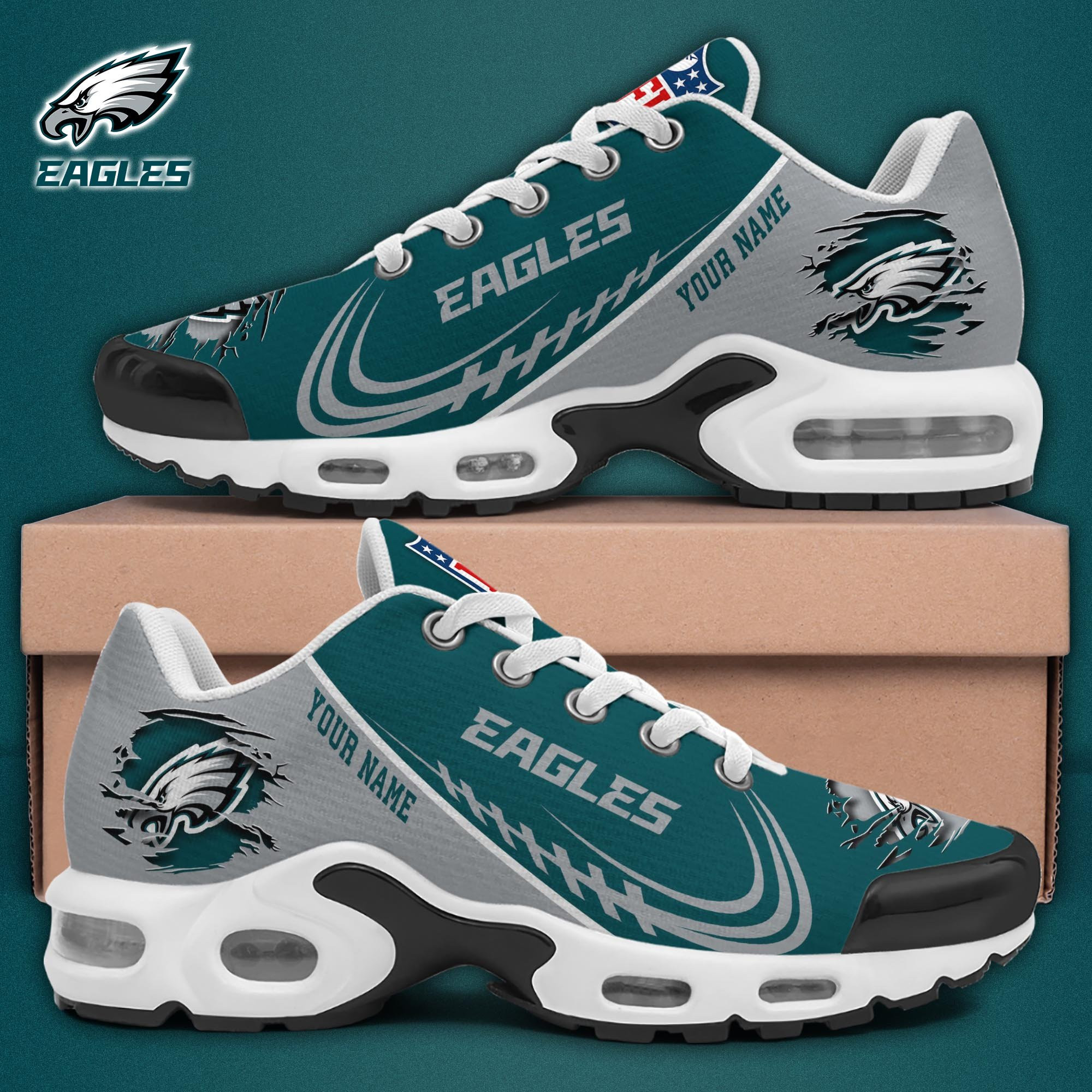 Philadelphia Eagles Shoes 2026 Version Custom Name