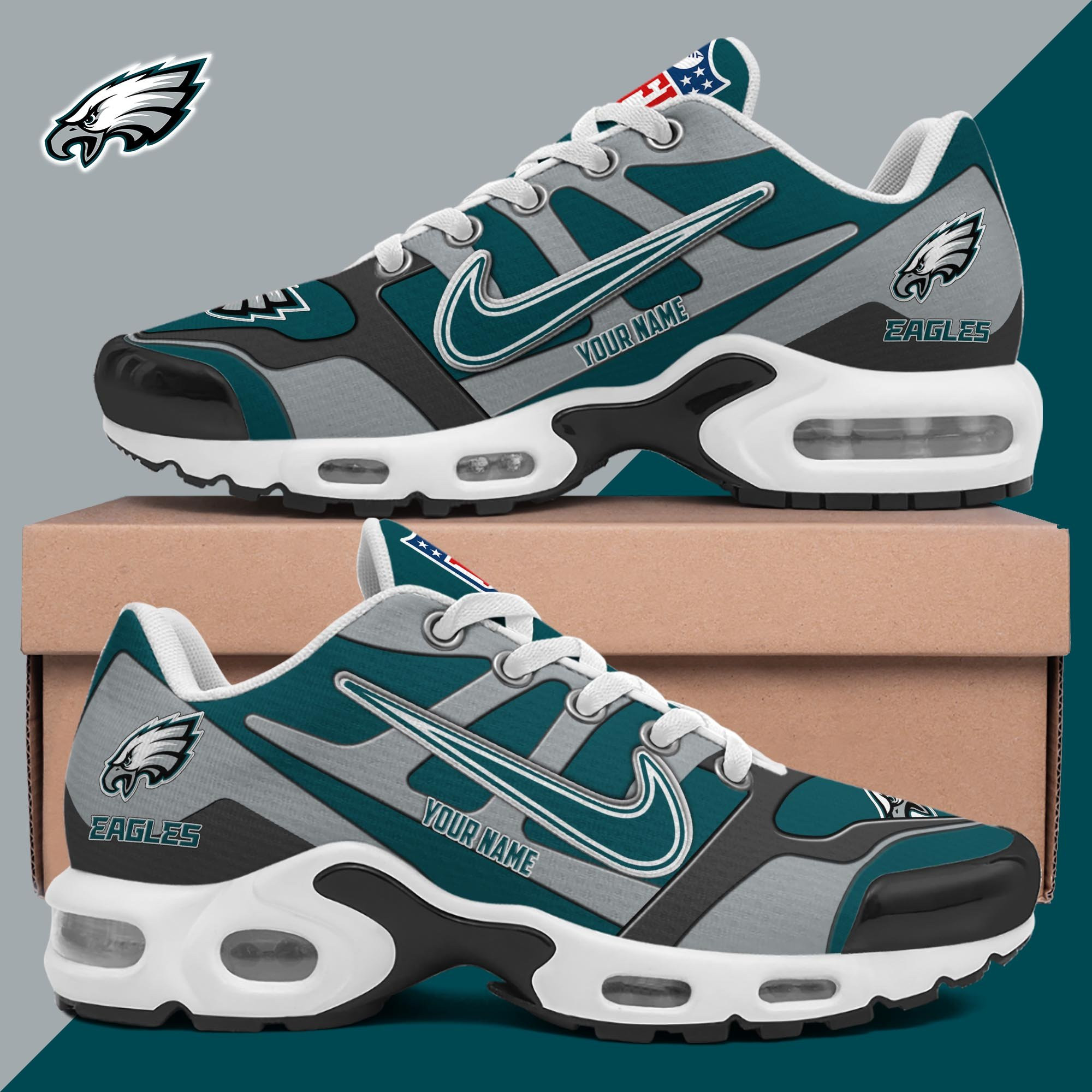 Philadelphia Eagles Shoes Custom Your Name Philadelphia Eagles Shoes Custom Your Name - Image 1