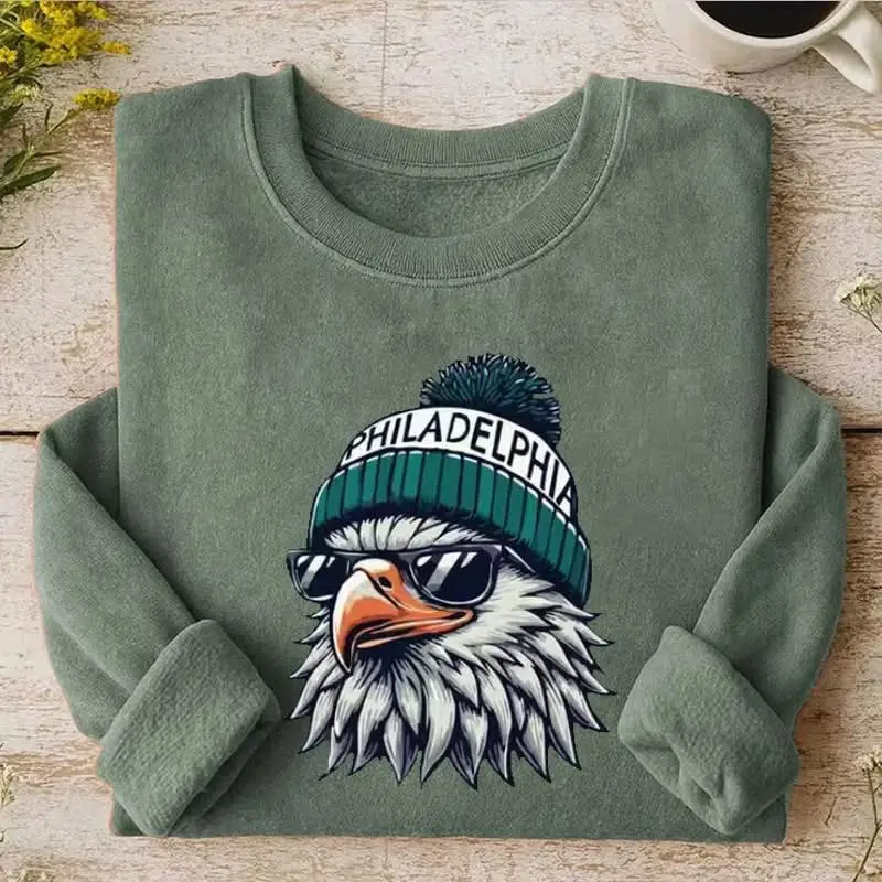 Philadelphia Eagles Sweatshirt Football Game Day Apparel Best Gifts For Eagles Fans