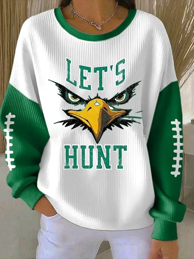 Philadelphia Eagles Sweatshirt Let's Hunt Shirt Eagles Sportswear Philly Football Clothing Philadelphia Eagles Sweatshirt Let's Hunt Shirt Eagles Sportswear Philly Football Clothing - Image 1