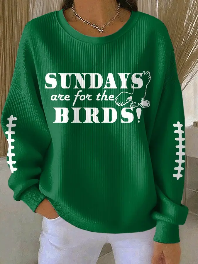 Philadelphia Eagles Sweatshirt Sundays Are For The Birds Christmas Gifts For Eagles Fans
