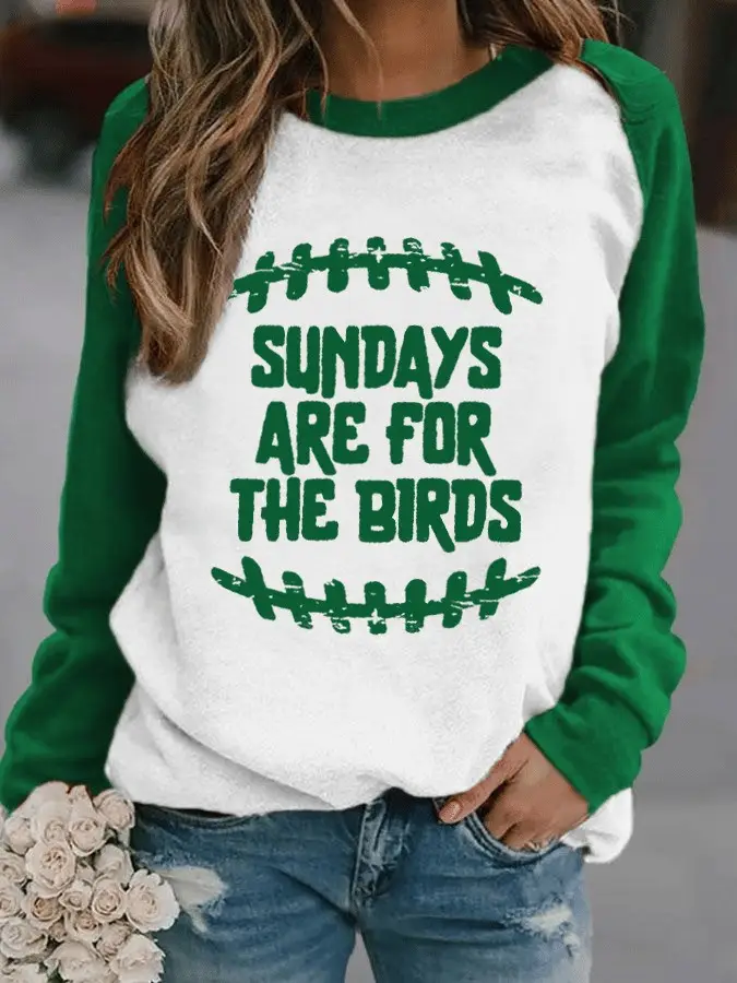 Philadelphia Eagles Sweatshirt Sundays Are For The Birds Game Day Eagles Merch