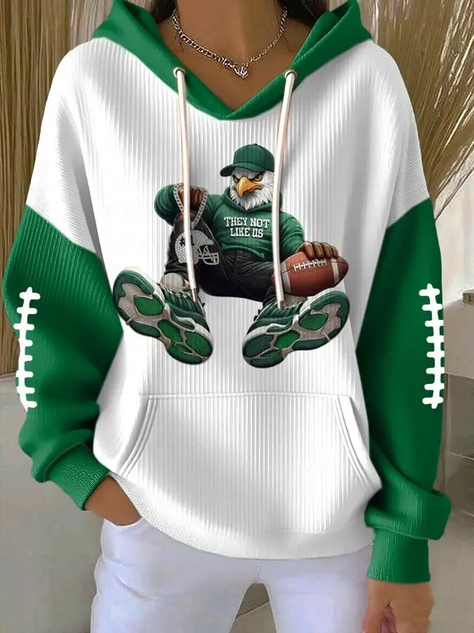Philadelphia Eagles They Not Like Us Hoodie Women's Game Day Merch Football Eagles Fan Gear