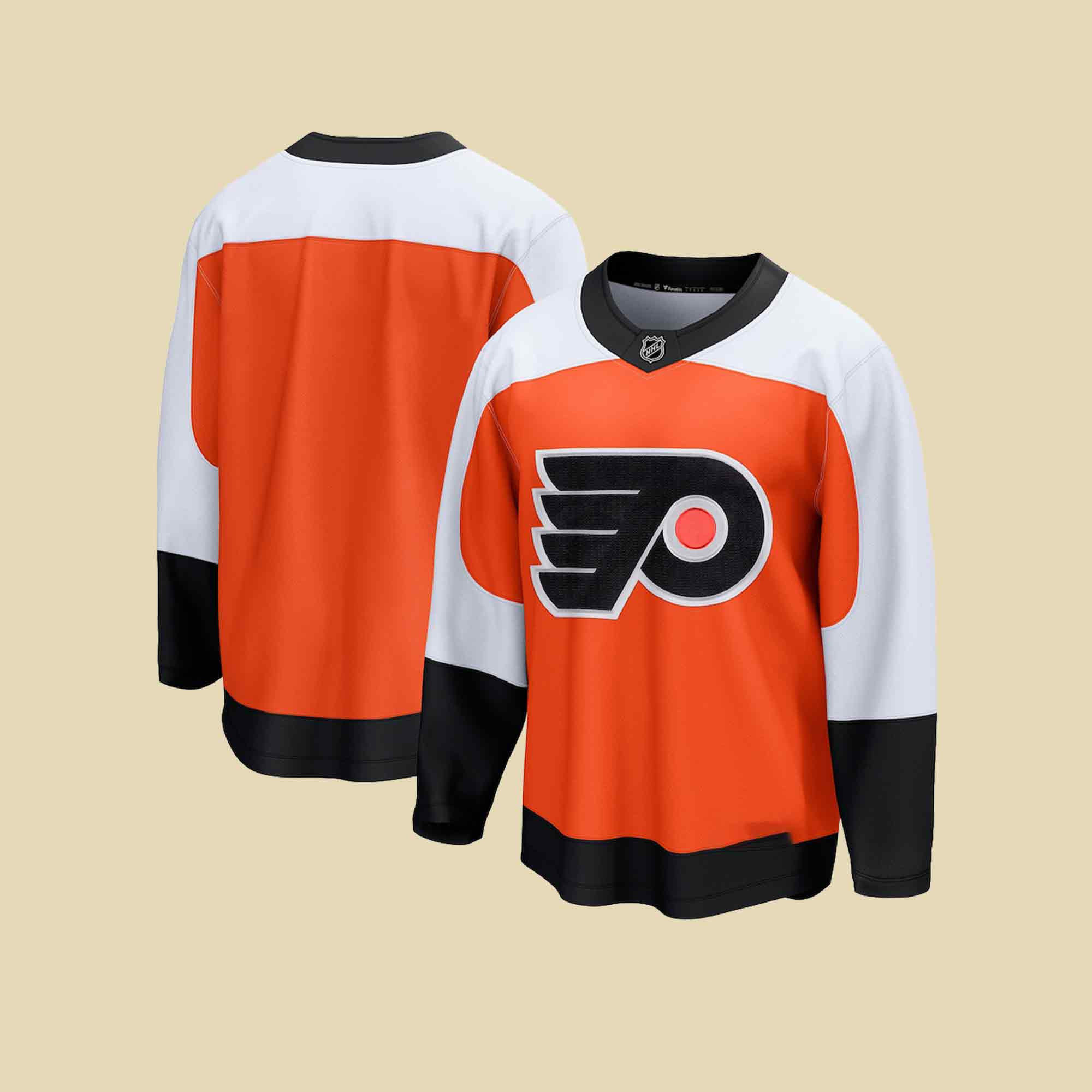 Philadelphia Flyers Home Breakaway Jersey Flyers Hockey Clothing Fans Gift Philadelphia Flyers Home Breakaway Jersey Flyers Hockey Clothing Fans Gift - Image 1