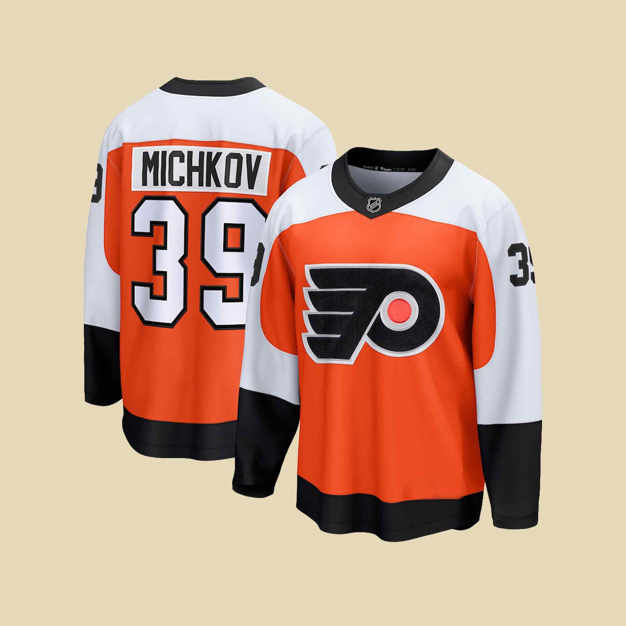 Philadelphia Flyers Matvei Michkov Jersey Number 39 Flyers Hockey Merch Gift