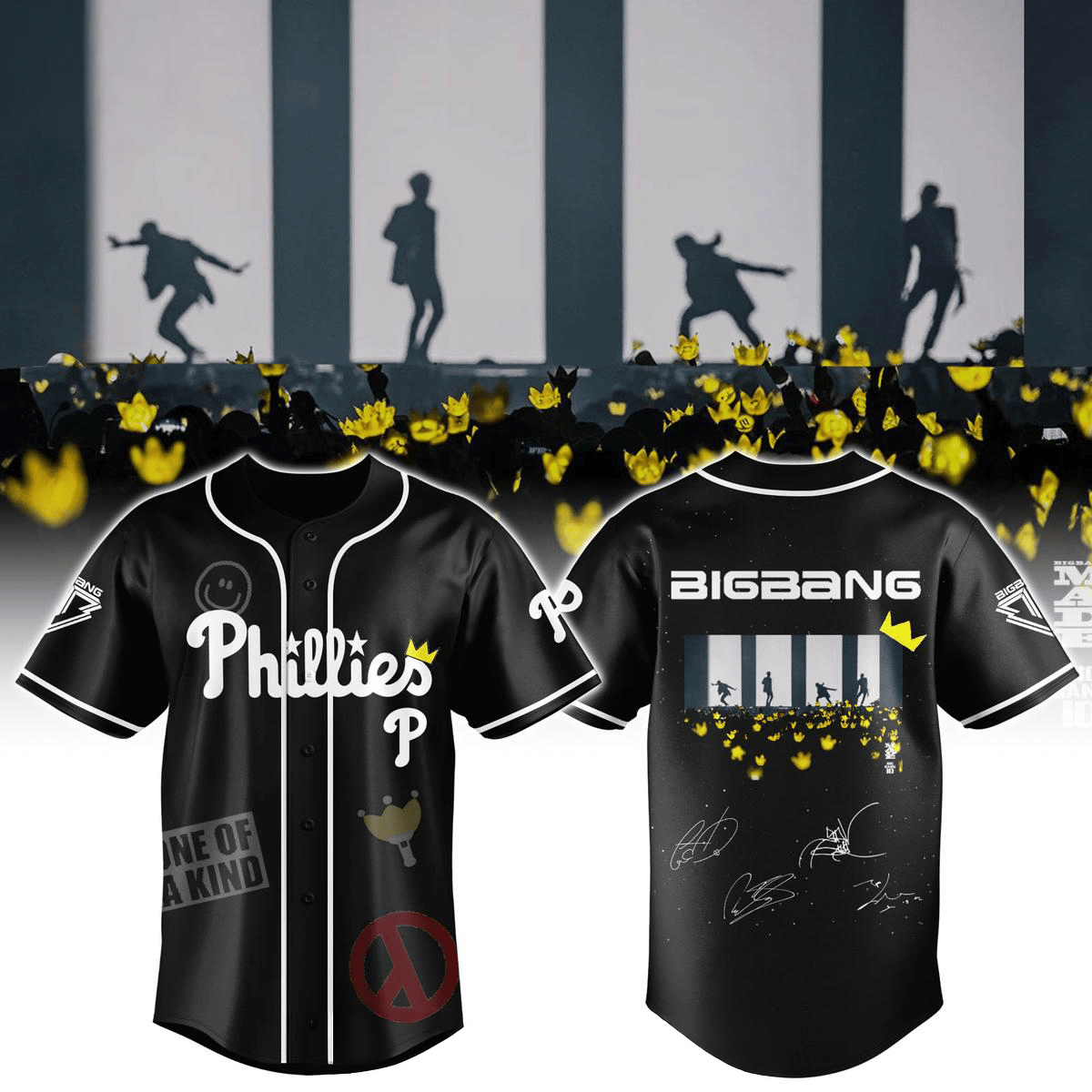 Philadelphia Phillies x BigBang The World Tour 2026 Jersey Phillies Merch Best Gifts For Him