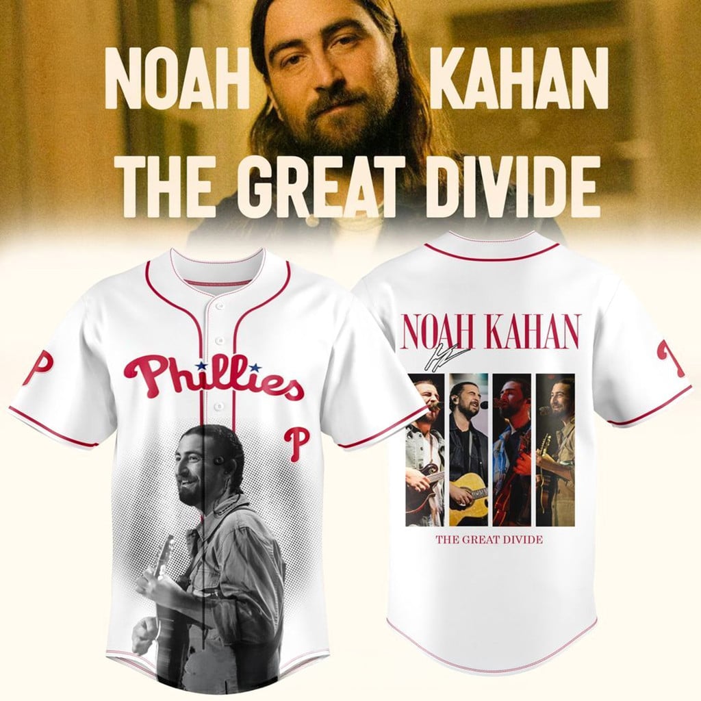 Philadelphia Phillies x Noah Kahan The Great Divide – Fenway Folk Jersey Phillies Merch