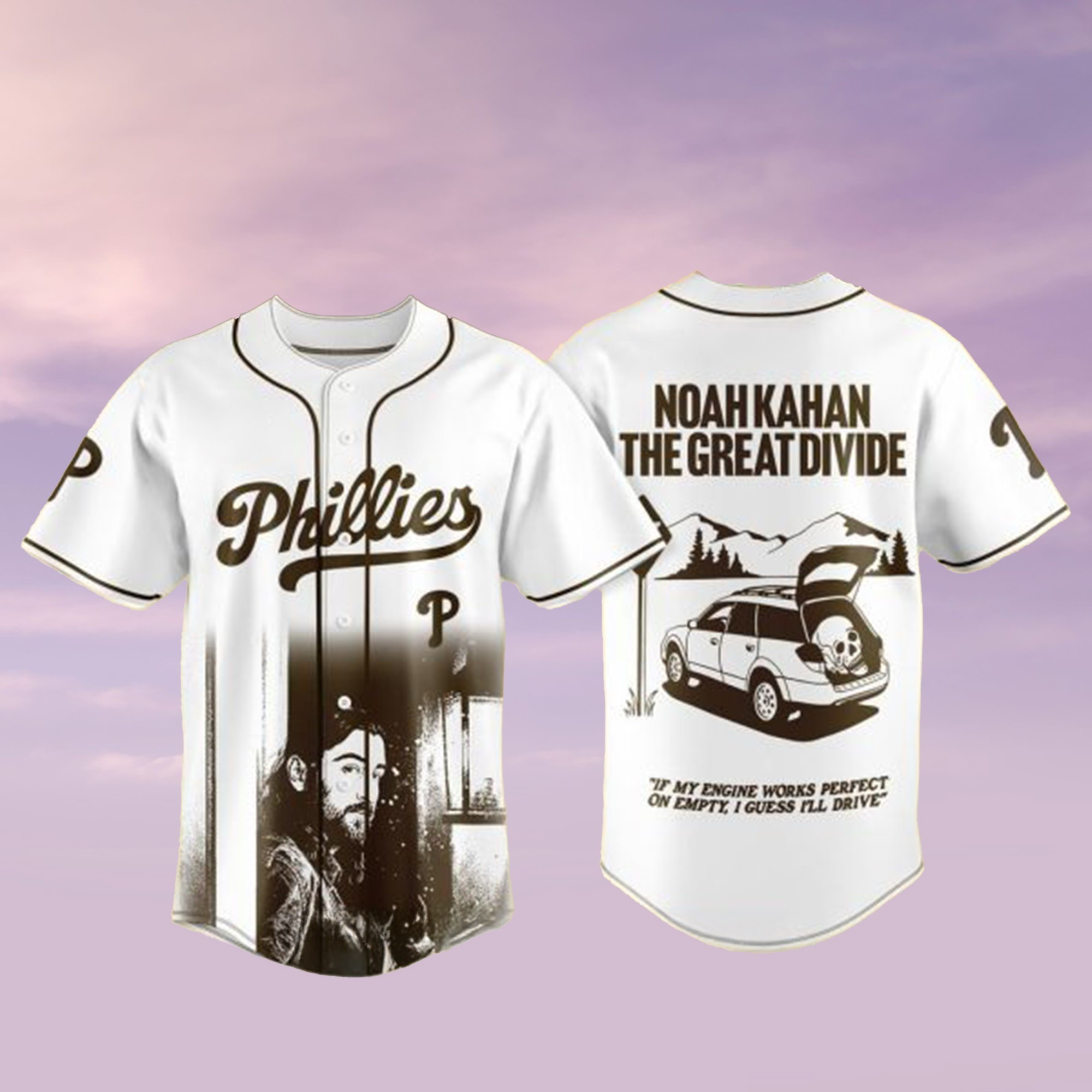 Philadelphia Phillies x Noah Kahan The Great Divide Jersey Tour 2026 Clothes Gift Philadelphia Phillies x Noah Kahan The Great Divide Jersey Tour 2026 Clothes Gift - Image 1