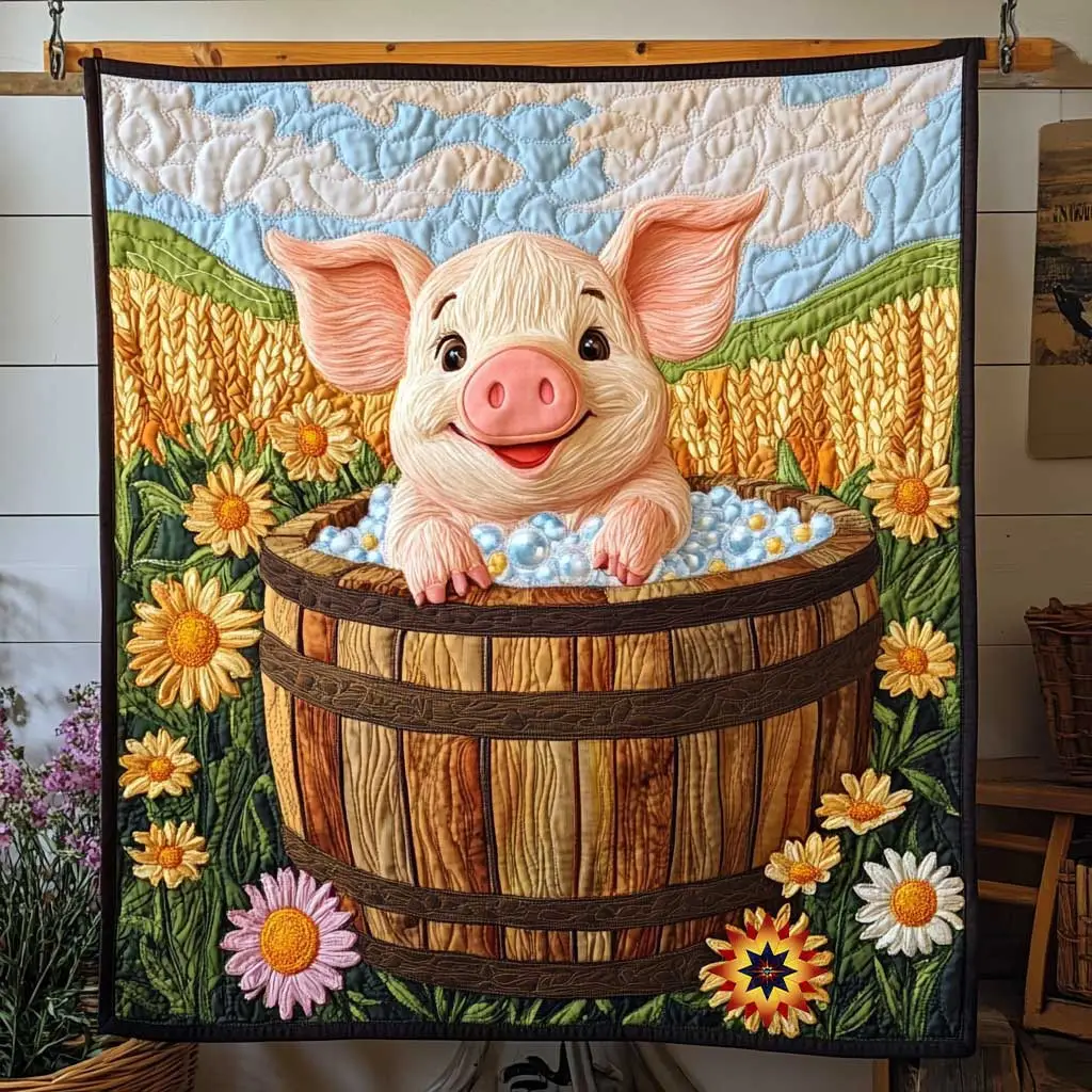 Piggy Washing Quilt Blanket Fluffy Throw Blanket Cute Xmas Presents For Piggy Lovers