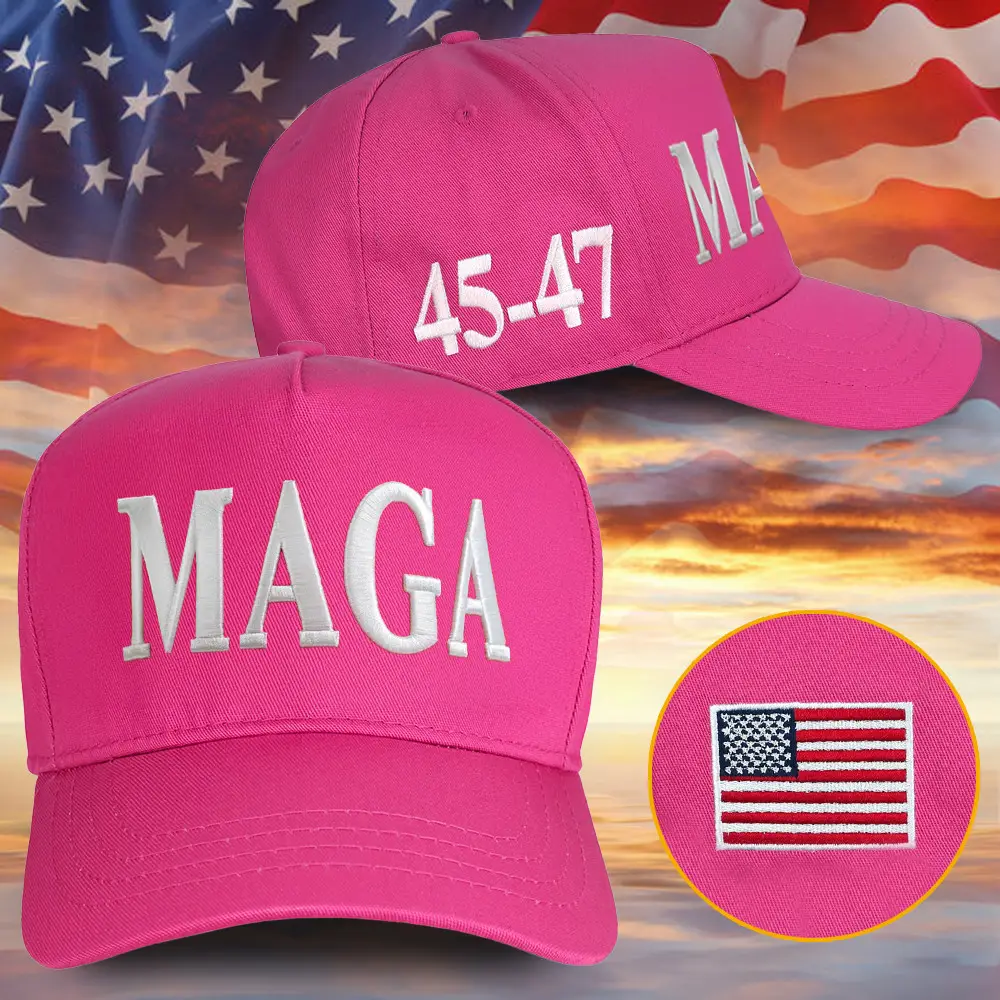 Pink MAGA Hat Elon Musk Dark MAGA Hat Never Surrender Trump 2024 Merch Women For Trump Cap