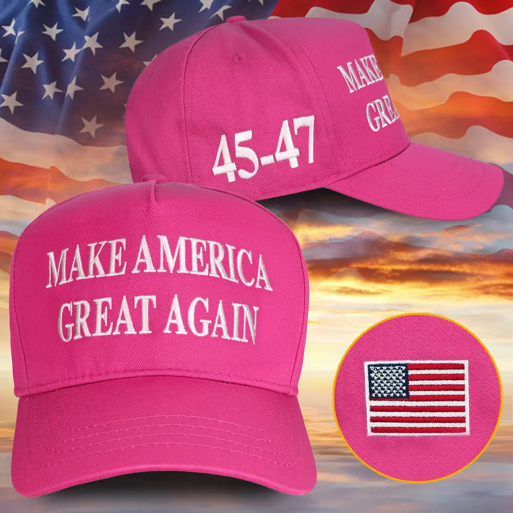 Pink MAGA Hat Trump Girl Cap Elon Musk Dark MAGA Hat Never Surrender Trump 2024 Merchandise