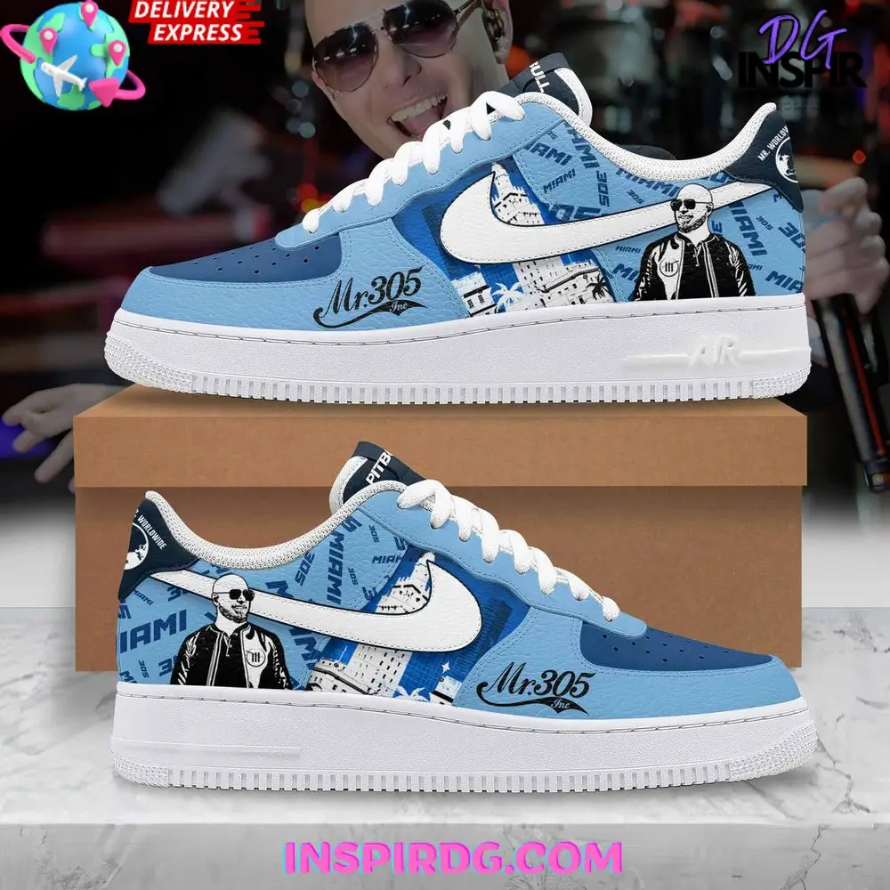 Pitbull Rapper Limited Edition Air Force 1 Pitbull Rapper Limited Edition Air Force 1 - Image 1